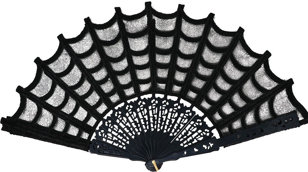 Zwart Waaier Gothic van Fiestas Guirca koop je bij Partywinkel