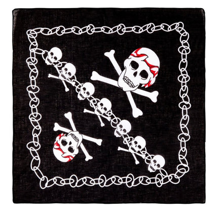 Zwart Witte Piraten Bandana van Widmann koop je bij Partywinkel