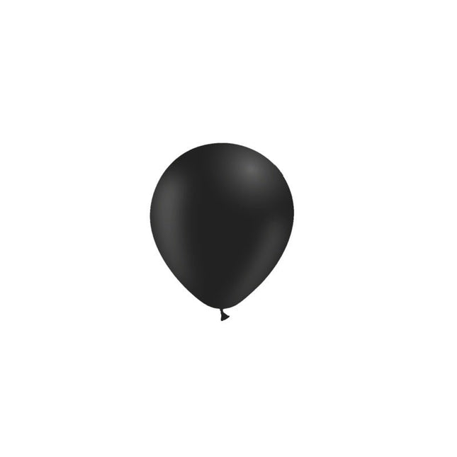 Zwarte Ballonnen 14cm 100st van Balloonia koop je bij Partywinkel