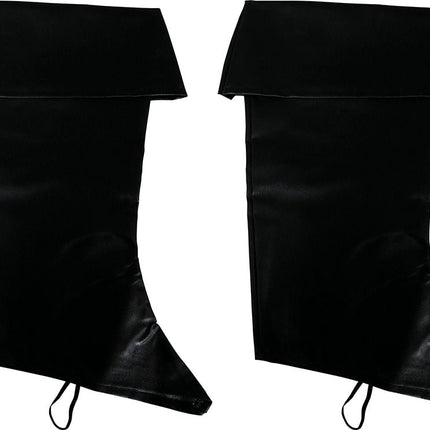Zwarte Beenkappen Kind 50cm van Fiestas Guirca koop je bij Partywinkel