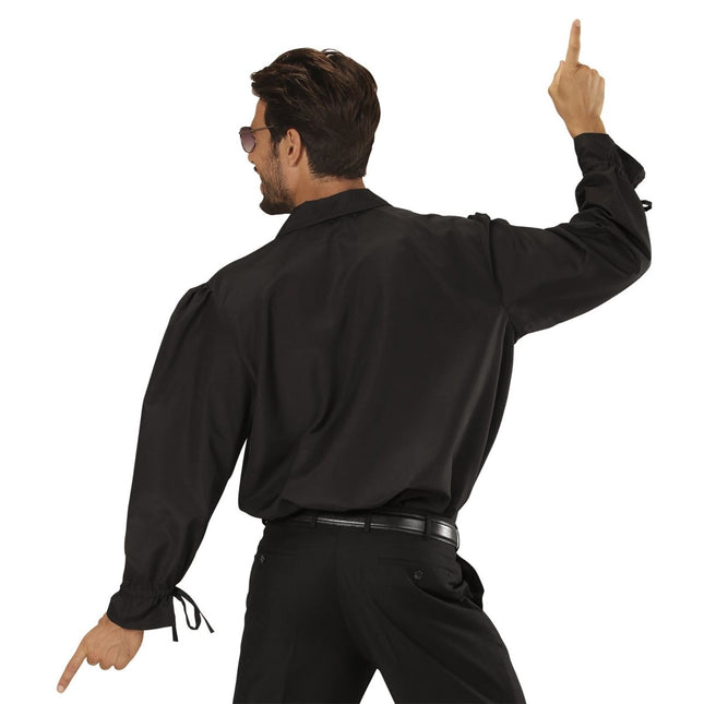Zwarte Blouse Heren van Widmann koop je bij Partywinkel