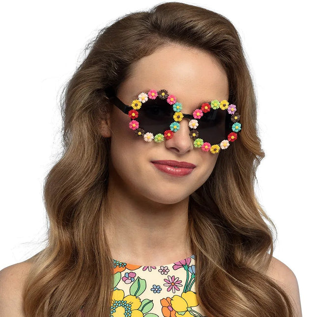 Zwarte Bril Bloemen van Boland koop je bij Partywinkel