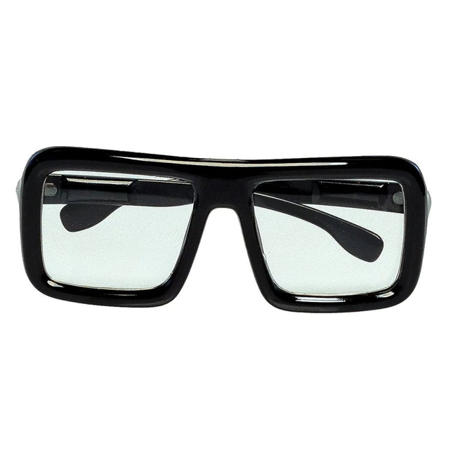 Zwarte Bril Retro van Boland koop je bij Partywinkel