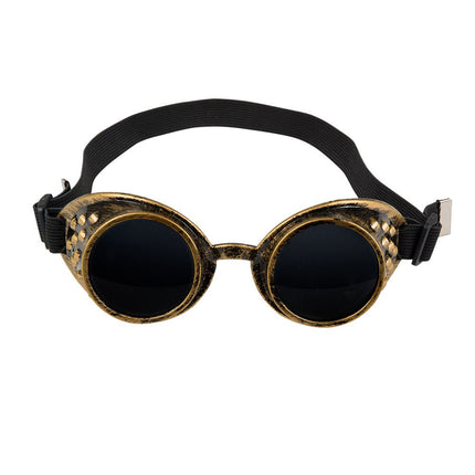 Zwarte Bril Steampunk van Boland koop je bij Partywinkel