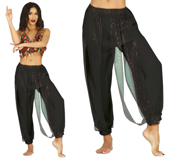 Zwarte Broek Dames Buikdanseres van Fiestas Guirca koop je bij Partywinkel