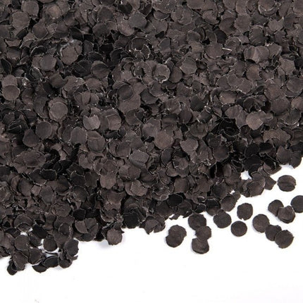 Zwarte Confetti 100gr van WeFiesta koop je bij Partywinkel
