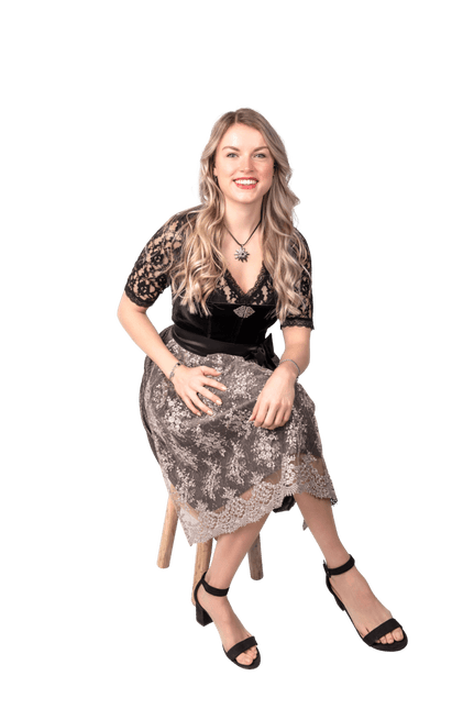 Zwarte Dirndl Jurk Oktoberfest Dames Velvet van Haus Huberts koop je bij Partywinkel
