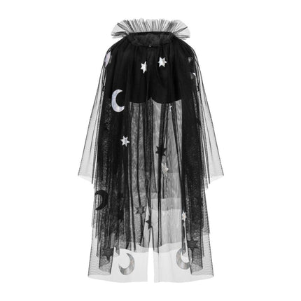 Zwarte Halloween Cape van Partydeco koop je bij Partywinkel
