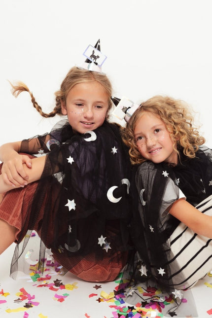 Zwarte Halloween Cape van Partydeco koop je bij Partywinkel