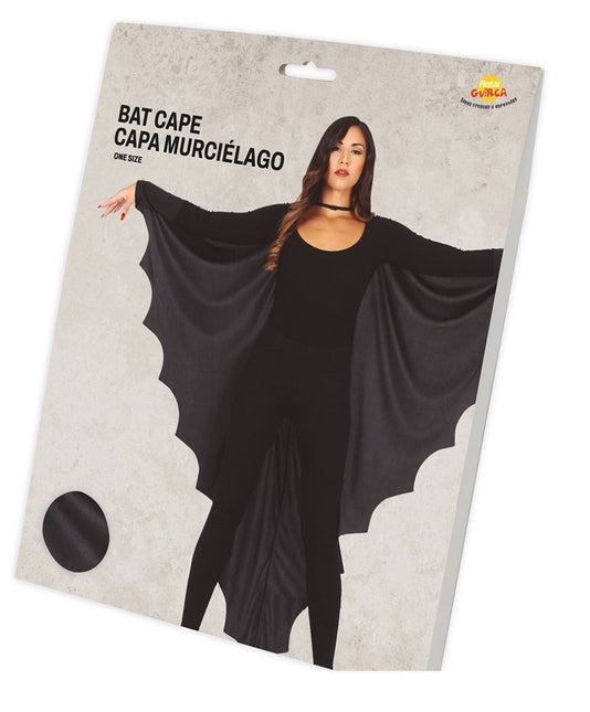 Zwarte Halloween Cape Vleermuis van Fiestas Guirca koop je bij Partywinkel