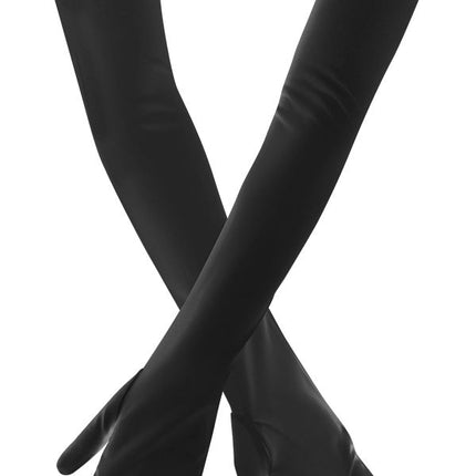 Zwarte Handschoenen 48cm van Boland koop je bij Partywinkel