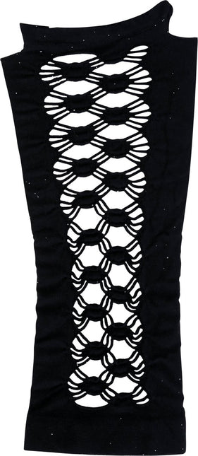Zwarte Handschoenen Gothic van Fiestas Guirca koop je bij Partywinkel