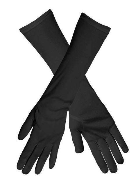Zwarte Handschoenen Lang van Boland koop je bij Partywinkel