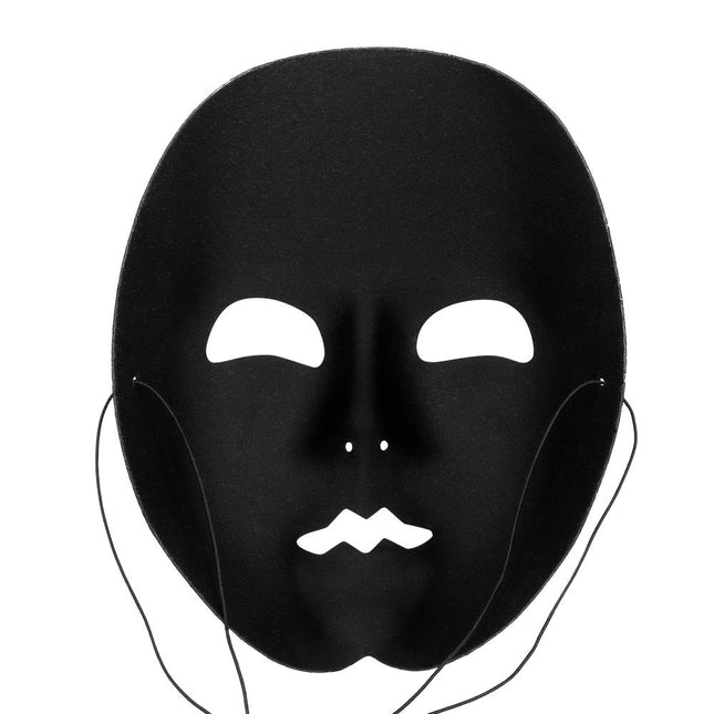 Zwarte Masker Mime van Boland koop je bij Partywinkel