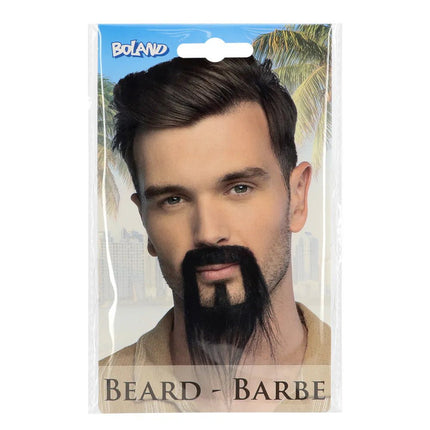 Zwarte Nep Baard Fantasy van Boland koop je bij Partywinkel