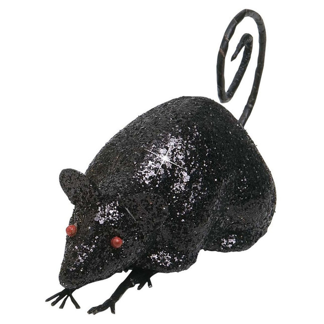Zwarte Nep Muis 12cm van Widmann koop je bij Partywinkel