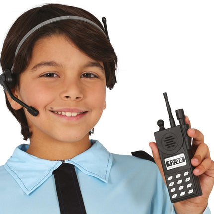 Zwarte Nep Walkie Talkie van Fiestas Guirca koop je bij Partywinkel