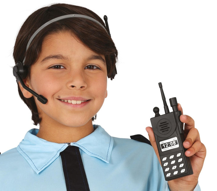 Zwarte Nep Walkie Talkie van Fiestas Guirca koop je bij Partywinkel