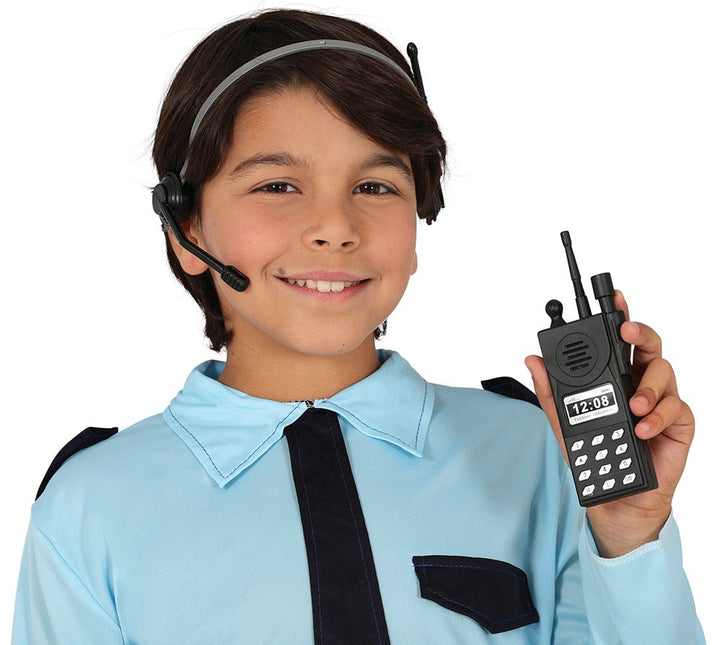 Zwarte Nep Walkie Talkie van Fiestas Guirca koop je bij Partywinkel