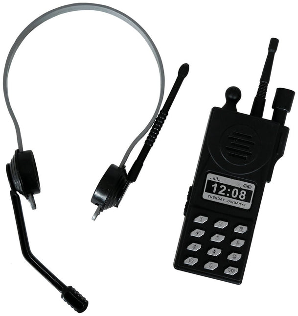 Zwarte Nep Walkie Talkie van Fiestas Guirca koop je bij Partywinkel