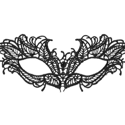 Zwarte Oogmasker van Partydeco koop je bij Partywinkel