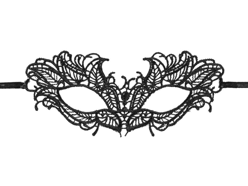 Zwarte Oogmasker van Partydeco koop je bij Partywinkel