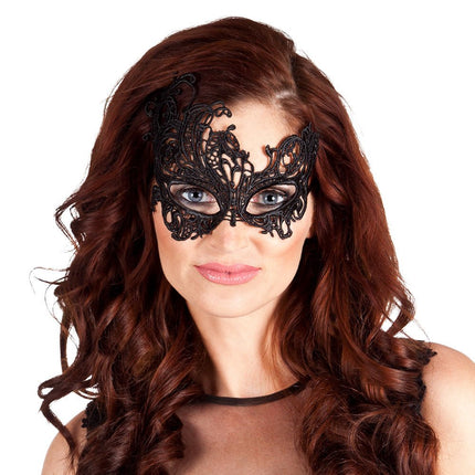 Zwarte Oogmasker Kant van Boland koop je bij Partywinkel