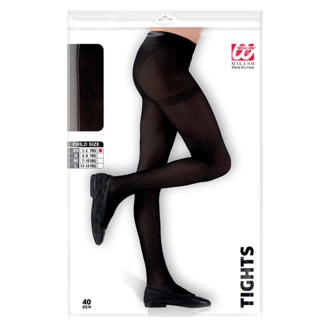 Zwarte Panty Kind van Widmann koop je bij Partywinkel