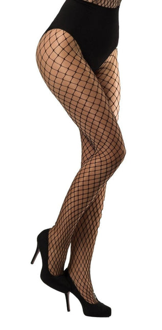 Zwarte Panty Visnet van PartyXclusive koop je bij Partywinkel