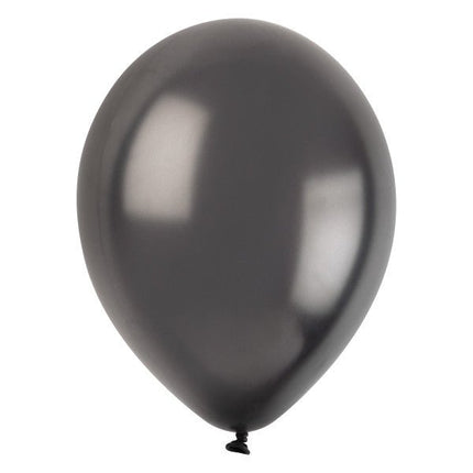 Zwarte Parelballonnen 30cm 50st van Unique koop je bij Partywinkel