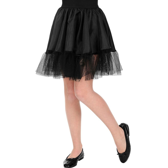 Zwarte Petticoat Meisje van Widmann koop je bij Partywinkel