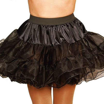 Zwarte Petticoat Ruffles van Orlob koop je bij Partywinkel