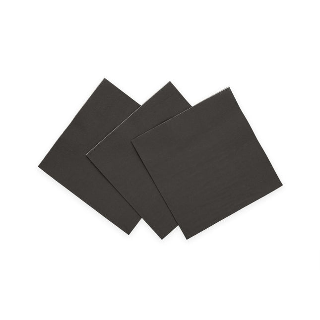 Zwarte Servetten 3 Laags 24m 20st van WeFiesta koop je bij Partywinkel