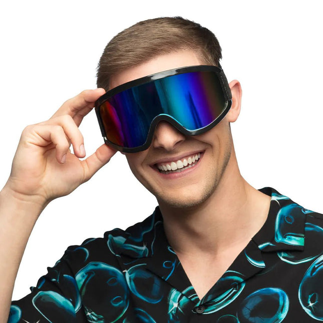 Zwarte Skibril van Boland koop je bij Partywinkel