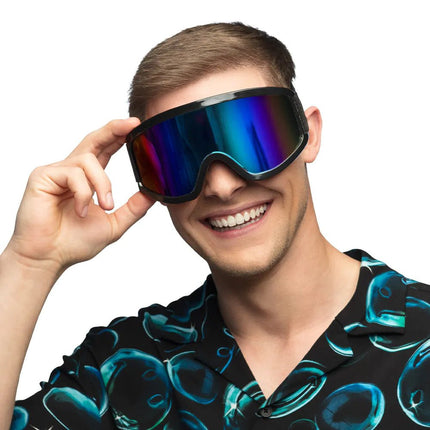Zwarte Skibril van Boland koop je bij Partywinkel