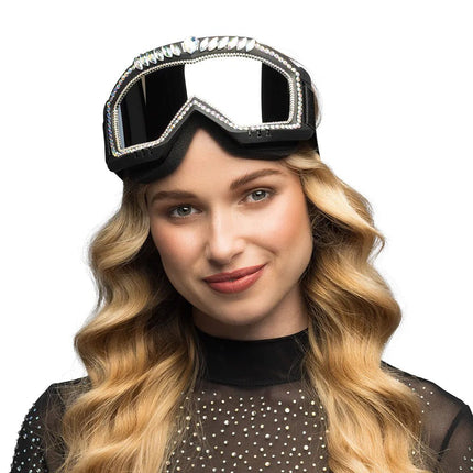 Zwarte Skibril Galaxy van Boland koop je bij Partywinkel