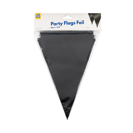 Zwarte Slinger Metallic 10m van Paper Dreams koop je bij Partywinkel