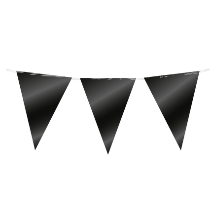Zwarte Slinger Metallic 10m van Paper Dreams koop je bij Partywinkel