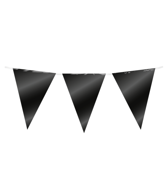 Zwarte Slinger Metallic 10m van Paper Dreams koop je bij Partywinkel