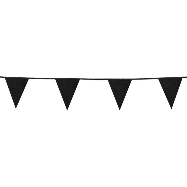 Zwarte Slinger Glitter Papier 6m van Boland koop je bij Partywinkel