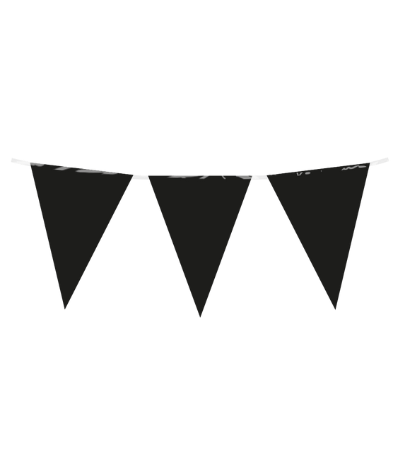 Zwarte Slinger Plastic 10m van Paper Dreams koop je bij Partywinkel