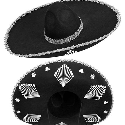 Zwarte Sombrero van Widmann koop je bij Partywinkel