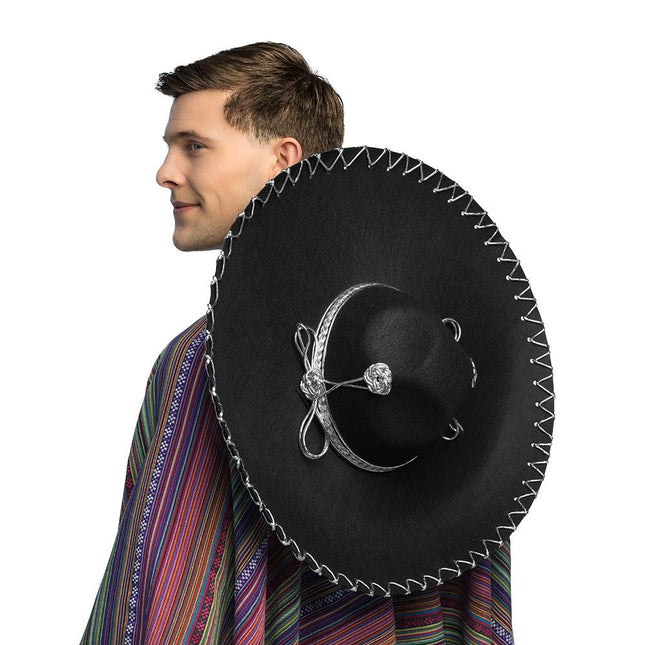 Zwarte Sombrero Guillermo van Boland koop je bij Partywinkel