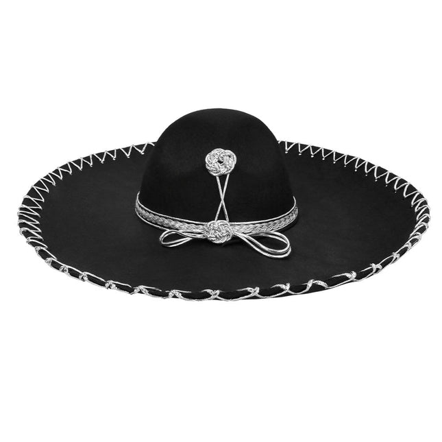 Zwarte Sombrero Guillermo van Boland koop je bij Partywinkel