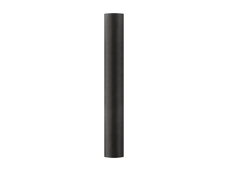Zwarte Tafelloper 36cm 9m van Partydeco koop je bij Partywinkel